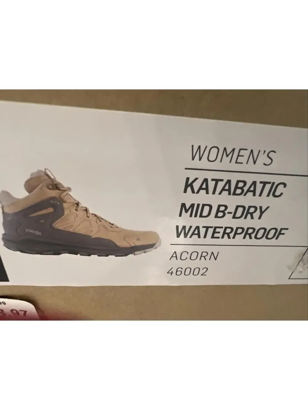 $179 Oboz Women's Size 6.5 Katabatic Mid Acorn Waterproof Trail Boots 46002